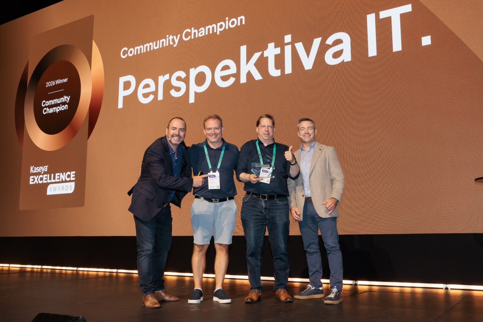 Perspektiva IT vinder Kaseya Excellence Award — Community Champion 2026